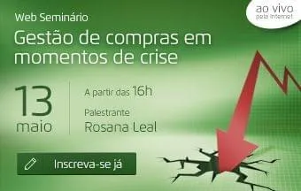 Webinar aborda Gestão de Compras e Suprimentos durante crise